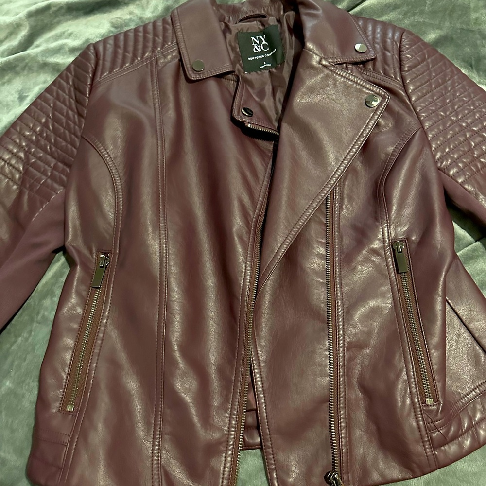 Burgundy New York & Company jacket